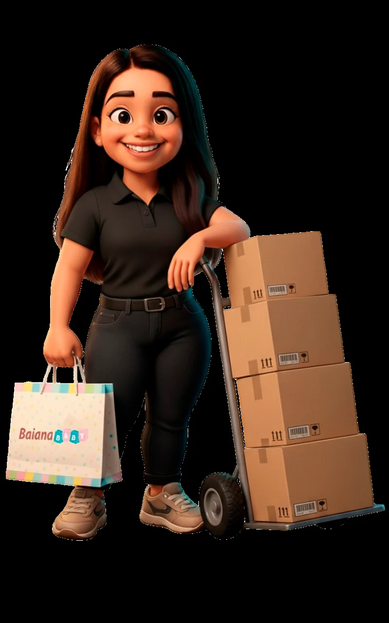 Baiana Baby — Personagem 3D · Base