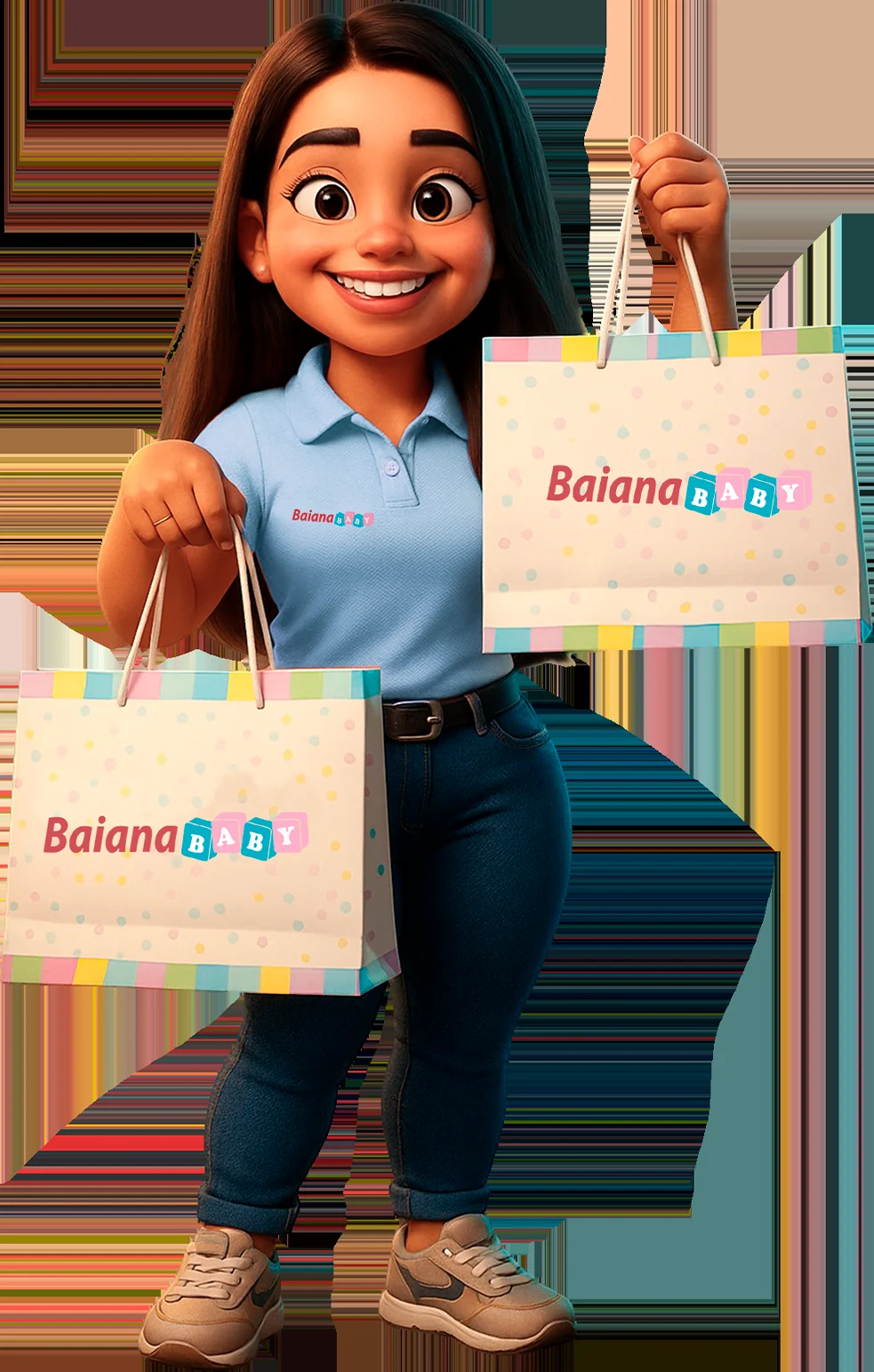 Baiana Baby — Personagem 3D