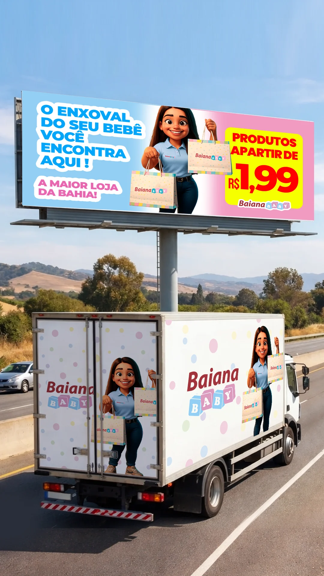 Baiana Baby — Mídia externa