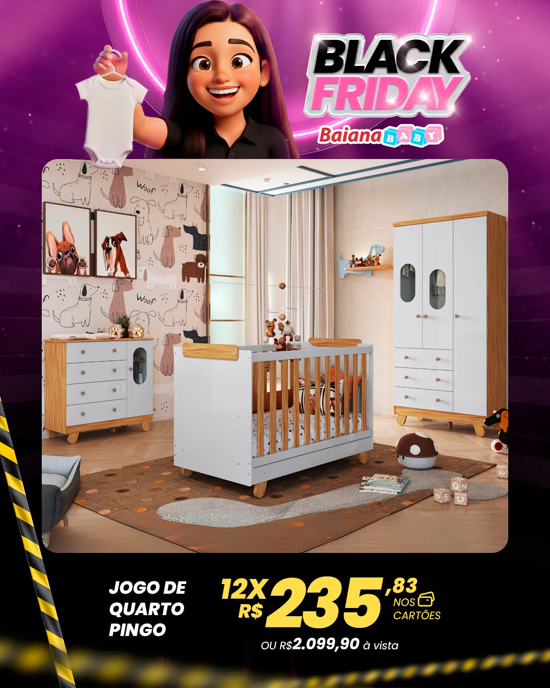 Baiana Baby — Black Friday · Quarto Pingo