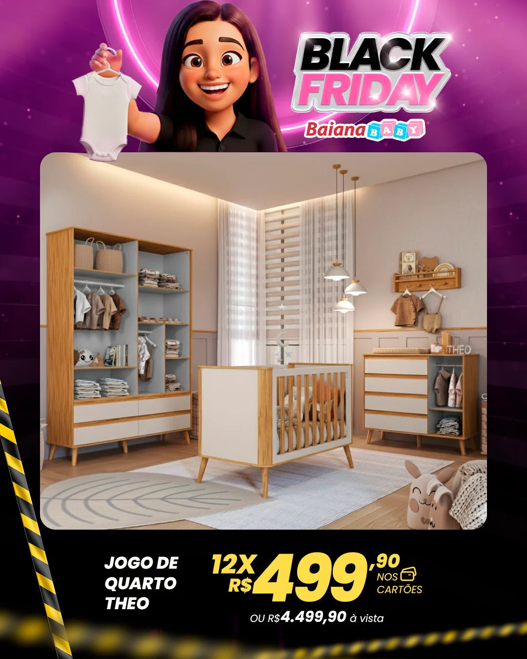 Baiana Baby — Black Friday · Quarto Theo