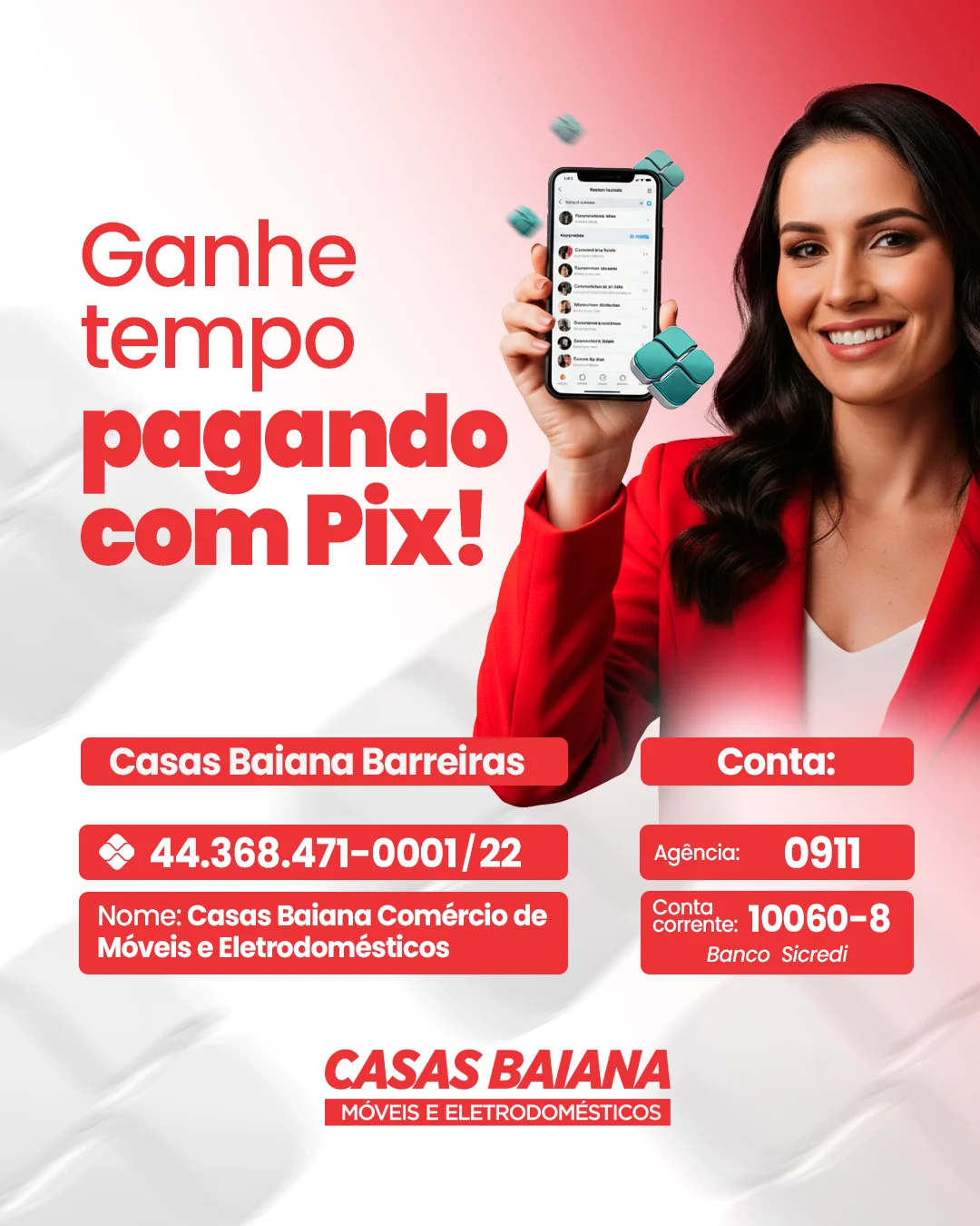 Casas Baiana — Campanha institucional · Barreiras