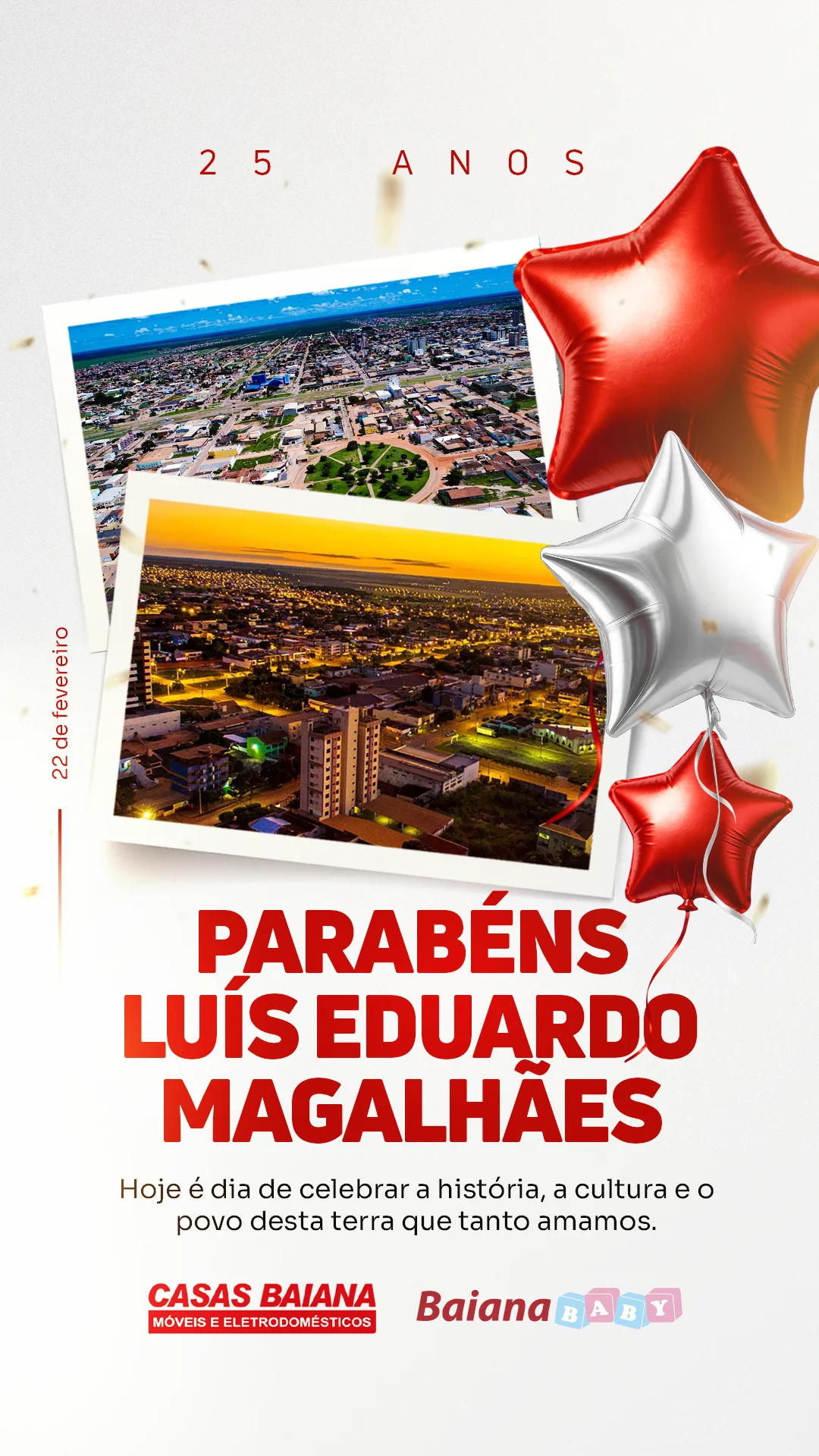 Casas Baiana — Aniversário de Luís Eduardo Magalhães