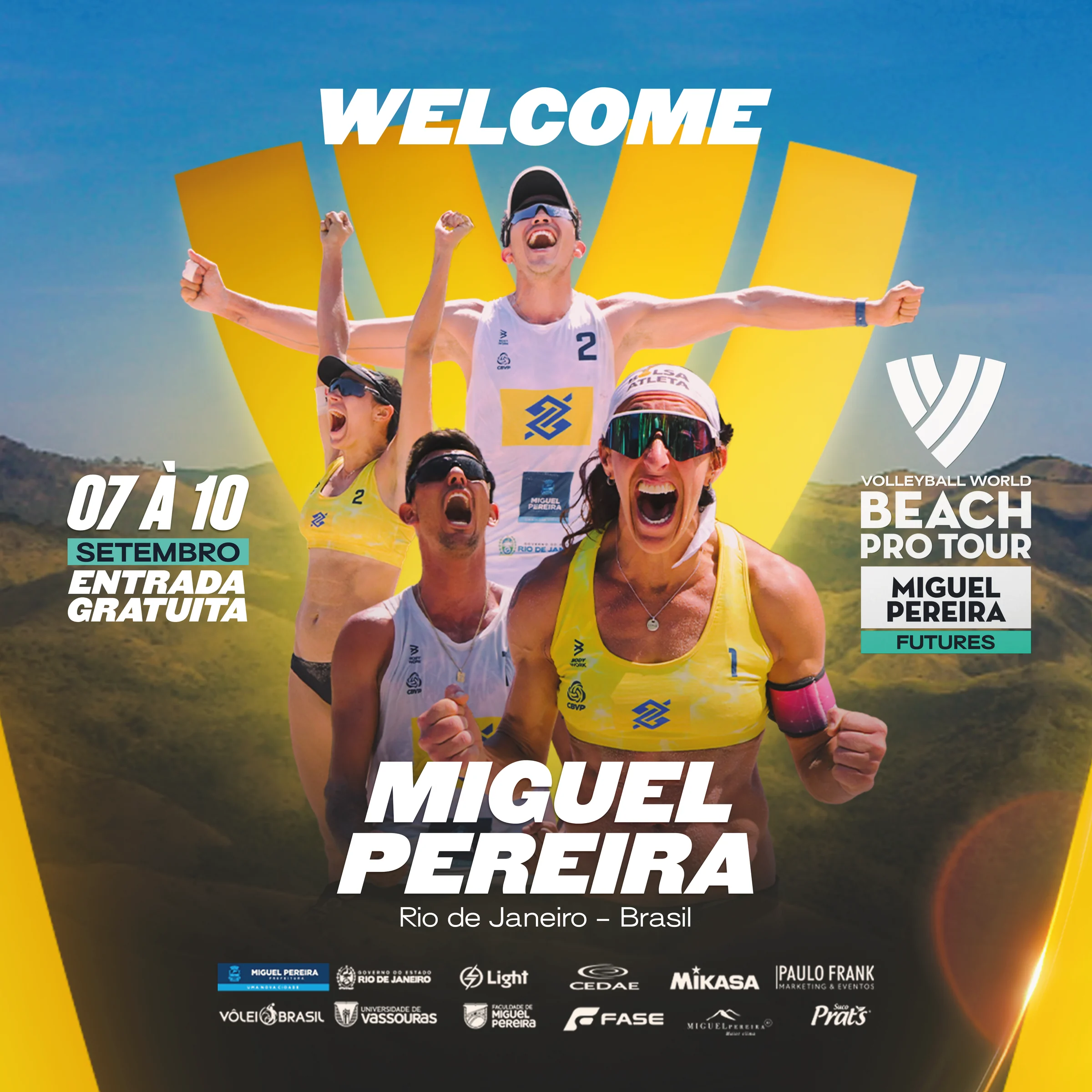 World Beach Pro Tour — Welcome · Miguel Pereira